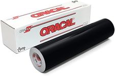 ORACAL 651 Permanent Glossy Vinyl - Black (12" x 25ft)