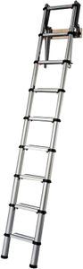 YOUNGMAN Telescopic Loft Ladder – 2.9m Extendable Attic Access