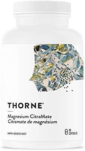 Thorne Magnesium Citramate - Magnesium with Citrate-Malate to Support Energy Production, Heart and Lung Function, and Metabolism of Sugar and Carbs - 90 Capsules - 90 Servings