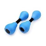 Aquatic Exercise Dumbbells 2pcs - Portable, Lightweight, Heat Resistance EVA Foam Water Dumbbells for Strength Training, Water Sports, Water Aerobics, Swimming Pool Exercise Fitness