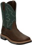 Justin Men's Boot Barn Carbide Waterproof Western Work Composite Toe - MJ2205 10.5 D(M) US Brown