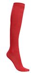 Rambutan Men's"Pepper Collection" Knee High Seamless Cotton Socks 8-12 (Red Pepper)