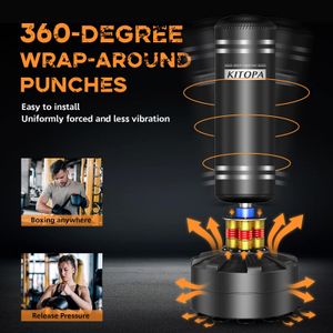 Kitopa Freestanding Punching Bag 70in – Heavy Duty Training Equipment