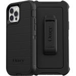 OtterBox Defender Series Rugged Case for Apple iPhone 12 & iPhone 12 Pro - Black (with Microbial Defense)