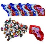 ENUOLI 12 Pack Firework Gun,Inflatable Confetti Cannons Colorful Confetti Launcher Balloon Inflatable Sprayer Indoor Fireworks for Birthday Parties Weddings Festivals Fun Party Decorations Supplies