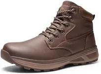 NORTIV 8 Men's Hiking Boots Waterproof Lightweight Chukka Casual Mid Ankle Boots,Size 11,DARK BROWN,SNHB242M