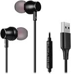 USB Earbuds for Computer, in-Ear US