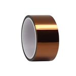 Accessotech 100ft Heat Resistant High Temperature Polyimide Tape Hot for Masking Soldering, Powder Coating, Sublimation and Insulating Circuit Boards 5/10/15/20/25/30/40/50mm (50mm)