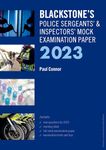 Blackstone's Police Sergeants' and Inspectors' Mock Exam 2023