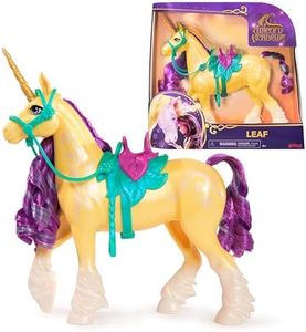 Unicorn Academy, Leaf Unicorn with Head Movement, 2 Riding Accessories, 11”, Compatible with Ava Fashion Doll, Dolls & Unicorn Toys for Girls Ages 4+