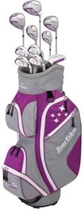 Tour Edge 2020 Lady Edge Full Set Violet Grey White, Violet/Grey/White, One Size (LWSRGL11.BR)