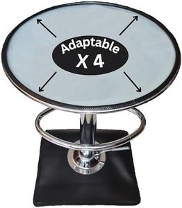 5,35 Metros => 4 Patines Protectoras para Taburete de Bar Ajustable/Pie de Silla Resistentes a los Arañazos/Junta en U Color Negro Linatrile Material de Calidad Industrial/Preformado Estrecha