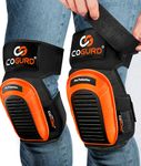 COGURD Knee pads for Men, Perfect for Construction, Work, Flooring, Gardening, Cleaning, Tiling - Knee Pad with Soft Gel Cushion - Non-slip Design - Durable Waterproof Material - Fits Men & Women