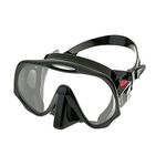 Atomic Aquatics Frameless Mask for Scuba Diving and Snorkeling, Black, Standard Fit