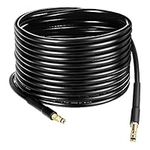 YORKING 15m Pressure Washer Hose High Pressure Hose for Karcher K Series Pressure Washer K2 K3 K4 K5 K7 Click Type Plug Quick Karcher Hose Connector