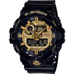 Casio Mens Quartz Watch, Analogue-Digital Display and Resin Strap GA-710GB-1AER