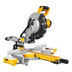 Generic LUXTER 254mm/ 10" 2400W Sliding Mitre Saw Aluminium Wood Plastic Cutting Durable Sliding Mitre Saw, Corded Electric