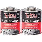 Bead Sealer 2 Top Cans X-tra Seal Tire Black W/Brush 32oz (0.9463liters) 1 Quart