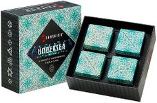 Shashibo Shape Shifting Box - Award-Winning, Patented Fidget Cube w/ 36 Rare Earth Magnets - Transforms Into Over 70 Shapes, Gift Box, Download Fun in Motion Toys Mobile App (Undersea, 4 Pack)