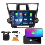 Android 10 Octa Core 4GB Ram 64GB ROM DSP CarPlay GPS Radio Car Navigation for Toyota Highlander 2007-2014