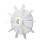 Motor Fan Blade Plastic Motor Fan Adjustable Motor 125mm Round Shape White Plastic 10 Vanes(YT71)