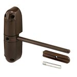 Prime-Line KC18US Safety Spring Door Closer, 4-3/4 in. Arm, Diecast Construction, Brown, Non-Handed, Pack of 1