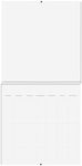 Reskid Blank Scrapbook Wall Calendar - 2-Pack - 80lb Cardstock - Undated, 12" x 12" Closed, 24" Open Size, Large Bookstore-Quality, Spiral-Bound Hanging Monthly Calendar for Kitchen & Office - Premium