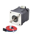 STEPPERONLINE Nema 17 Stepper Motor 2A 55Ncm Bipolar 1.8 Degree 4-Lead for 3D Printer CNC Extruder,1 Pack