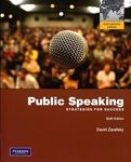 PUBLIC SPEAKING: STRATEGIES FOR SUCCESS, INTERNATIONAL EDITION