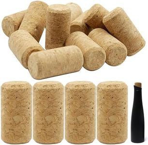20 Piezas Corchos de Vino Tapones de Botella Natural de Madera Corcho Reutilizables para manualidades, Decoración Tapones para Conservación y Sellado e Ideas La Decoración Del Hogar-21 mm x 38 mm