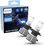 Philips Ultinon Pro3021 LED Car Headlight Bulb (H4), cool white light of 6.000K, set of 2