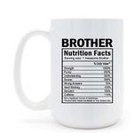 EWEISHEIT Brother Cup - 15Ounces Brother Coffee Mug, Best Gift Mug for Brother Ever, Perfect for Christmas, Birthdays, and Brotherly Activities