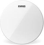 Evans Hybrid White Marching Snare Drum Head, 14 Inch