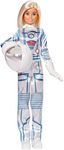 Barbie Astronaut Doll Wearing Space Suit and Helmet, Blonde, for 3 to 7 Year Olds