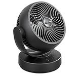 HandFan 10000mAh Air Circulator Fan for Bedroom,24dB Low Noise Table Fan,Strong Airflow,9 Inch Portable Desk Fan,Circulation Fan for Office Home Indoors Black