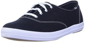 Keds Women's Champion ORG CORE Canvas Sneaker, Black, 3.5 UK