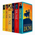 Dune Series 6 Books Collection Set By Frank Herbert (Children Of Dune, Dune, Dune Messiah, God Emperor of Dune, Heretics of Dune, Chapter House Dune)