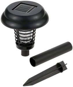 SPECTOGONAL Garden Lighting UV LED Solar Powered LED Mosquito Trap/Bug Zapper (2 Pc)