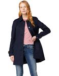 Tommy Hilfiger Women Heritage Single Breasted Trench Jacket for In-Between Weather, Blue (Midnight), M