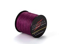 Dorisea Extreme Braid 100% Pe Purple Braided Fishing Line 109Yards-2187Yards 6-550Lb Test Fishing Wire Fishing String Incredible Superline Zero Stretch (300m/328Yards 60lb/0.40mm)