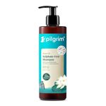 Pilgrim Argan Oil Sulphate Free Shampoo with Korean White Lotus | Shine Boosting Ingredients | For Shiny & Nourished Hair | All Hair Types | For Men & Women | 400ml