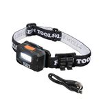 Rechargeable Light Array LED Headlamp, Adjustable Fabric Strap with Maker/Pencil Holder, 260 Lumen, All-Day Runtime, Klein Tools 56049