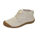 KEEN Women's Mosey Chukka Mid Height Upcylced Ankle Boots, Natural Felt/Birch, 8 Medium US