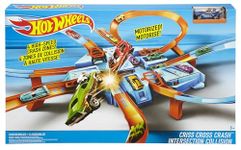 Hot Wheels Criss Cross Crash Trackset, Multicolor