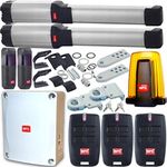BFT Phobos BT A40 Swing Gate Operator Double Wing Gate Automatic Gate Opener Automatic Max. 8 m or 1000 kg per Wing with 3 Remote Controls
