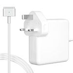 Mac Book Air Charger UK, Replacement AC 45W T-tip Connector Power Adapter Laptop Charger Compatible with MacBook Air 11 inch and 13 inch (Mid-2012~2017), Models A1466 A1465 etc