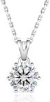 KRKCLIFE Moissanite Necklace for Wo