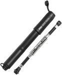 PRO BIKE TOOL Bike Pump with Gauge Fits Presta and Schrader - Accurate Inflation - Mini Bicycle Tire Pump for Road, Mountain and BMX Bikes, High Pressure 100 PSI, Includes Mount Kit.…