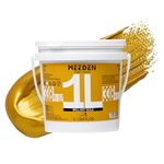 MEEDEN Metallic Gold Acrylic Paint: 1L /33.8 oz Heavy Body Gloss Finish - Gold Paints for Canvas Crafts Wood Metal Plastic Wall