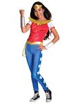 Rubie's Costume Co Kids DC Superhero Girls Deluxe Wonder Woman Costume, Small, Multi